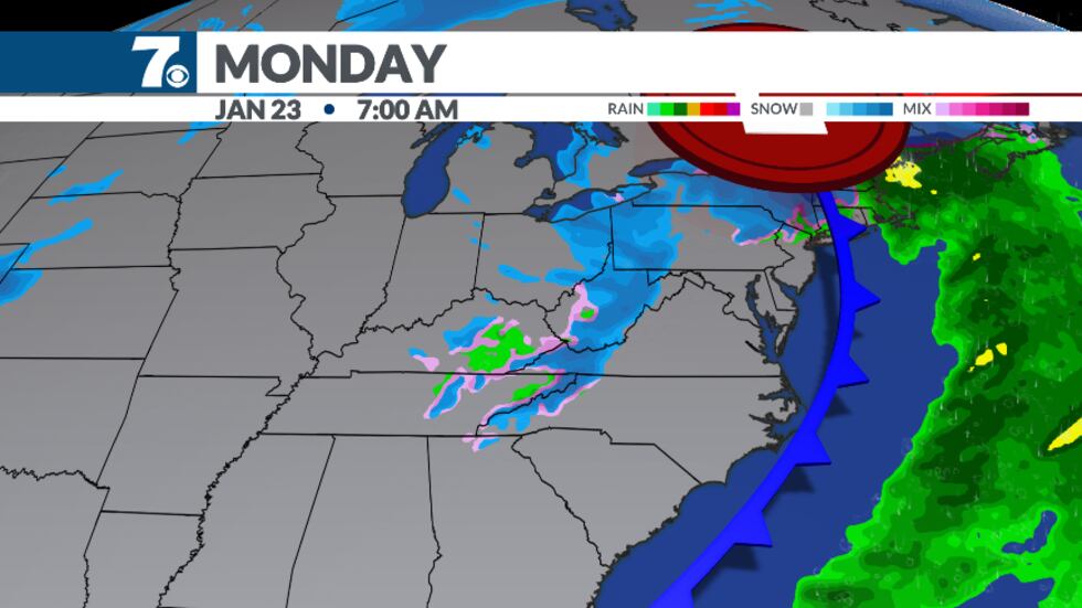 The week starts with a lingering shower and even snow showers in the higher elevations.