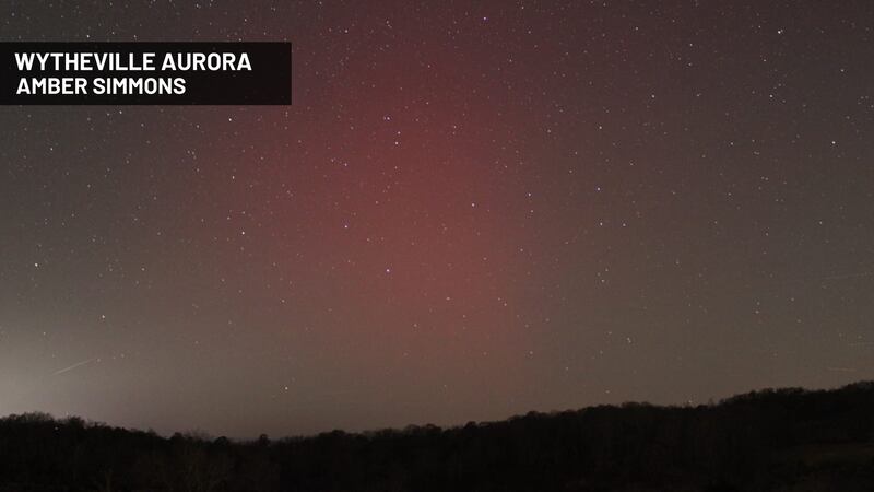 Aurora visible in Wytheville