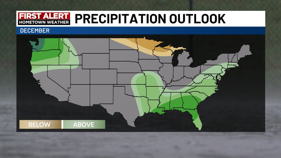December Precipitation Outlook
