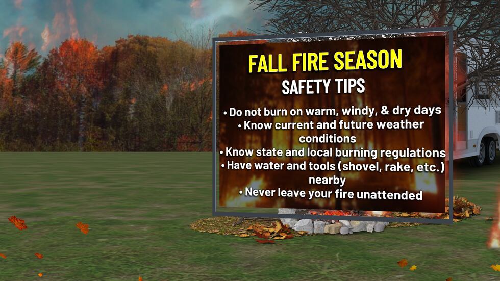 Fall Fire Season Safety Tips
