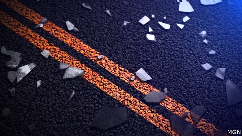 One person was trapped in a truck after a single-car accident according to the...