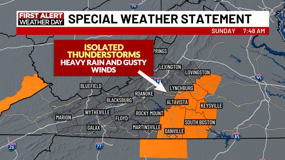Special Weather Statement