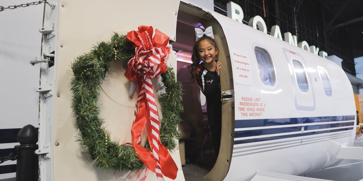 Virginia Museum of Transportation hosts Santa Claus at the Candy Cane Carnival